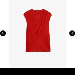 Ted Baker Red Draped Top